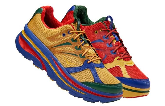 HOKA x Engineered Garments Bondi B ‘Multicolor’ HOKA x Engineered Garments Bondi B ‘Multicolor’