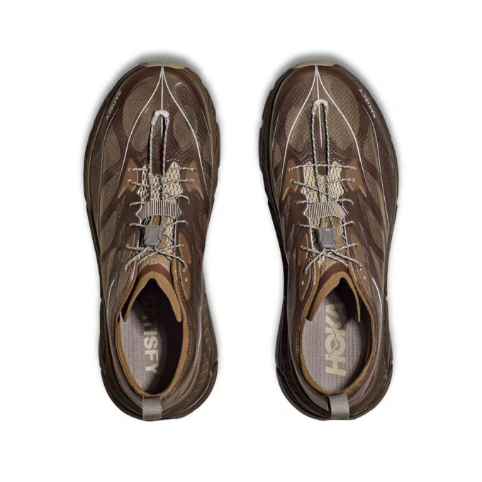 HOKA x Satisfy Mafate Speed  4 Lite ‘Goma’