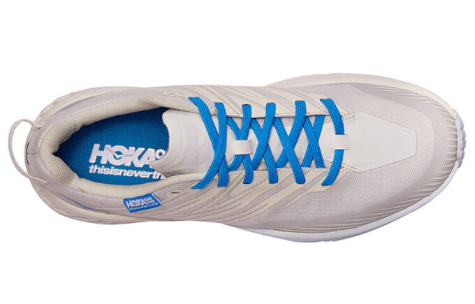 HOKA x thisisneverthat Speedgoat 4 ‘Marshmallow Cyan’