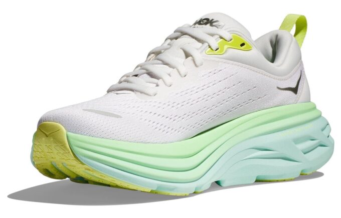 (WMNS) Bondi 8 D Ancho ‘Champagne Blanco Azul Marino’