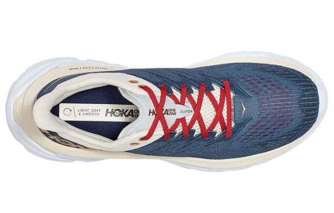 (WMNS) Clifton Edge ‘Blanco Vintage Azul Marino’